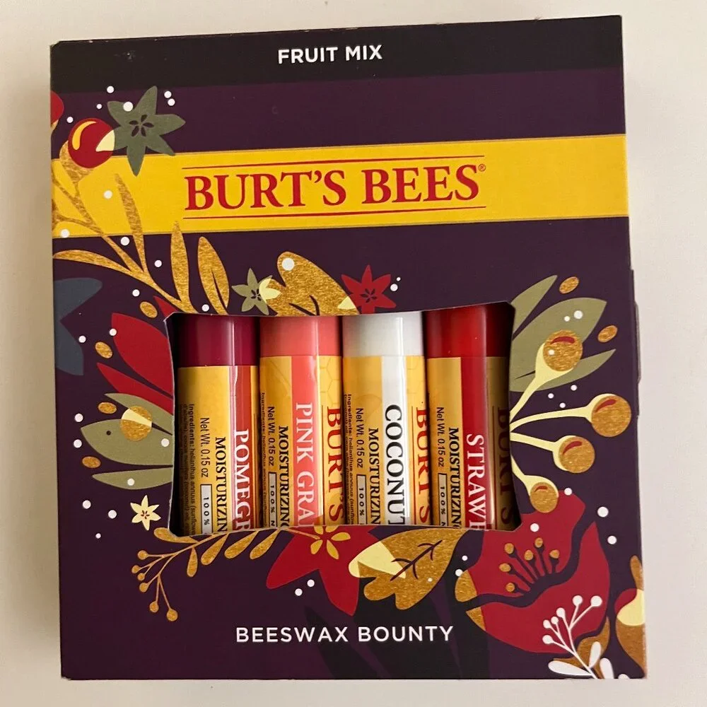 Burt's Bees Lip Balm Fruit Mix Assortment - 4 Pack